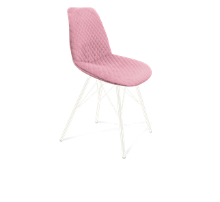 Обеденный стул SHT-ST29-С22 / SHT-S37 (розовый зефир/белый муар) в Новосибирске