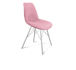 Обеденный стул SHT-ST29-С22 / SHT-S37 (розовый зефир/хром лак) в Новосибирске