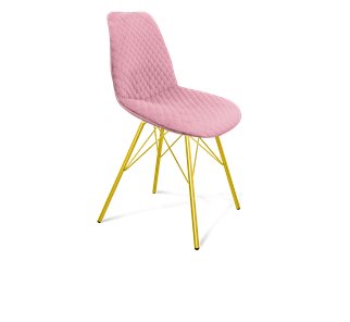 Обеденный стул SHT-ST29-С22 / SHT-S37 (розовый зефир/золото) в Новосибирске - предосмотр
