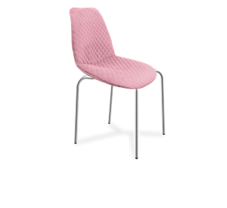 Обеденный стул SHT-ST29-С22 / SHT-S86 HD (розовый зефир/хром лак) в Новосибирске