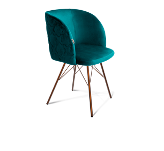Обеденный стул SHT-ST33-1 / SHT-S37 (альпийский бирюзовый/медный металлик) в Новосибирске
