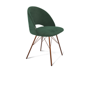 Обеденный стул SHT-ST34 / SHT-S37 (лиственно-зеленый/медный металлик) в Новосибирске