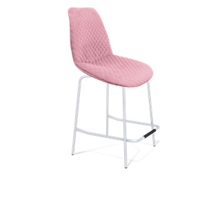 Полубарный стул SHT-ST29-С22 / SHT-S29P-1 (розовый зефир/хром лак) в Новосибирске