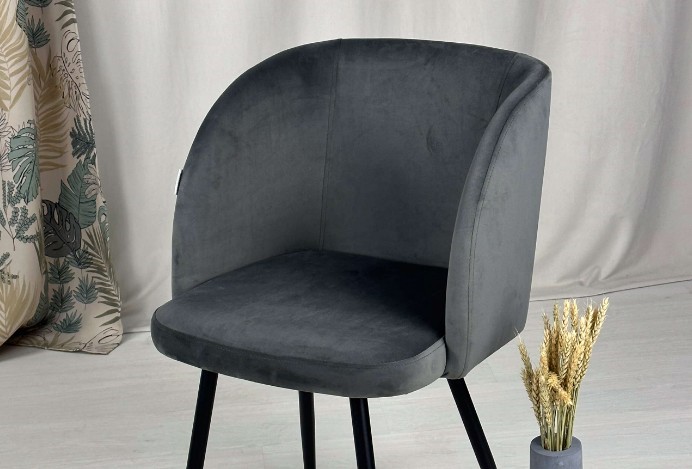 Полубарный стул SHT-ST33 / SHT-S92 (угольно-серый/браш.коричневый/черный муар) в Новосибирске - изображение 8