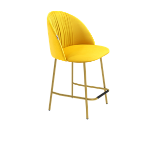 Полубарный стул SHT-ST35-1 / SHT-S29P-1 (имперский жёлтый/золото) в Новосибирске
