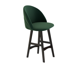 Полубарный стул SHT-ST35-2 / SHT-S65-1 (лиственно-зеленый/венге) в Новосибирске