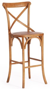 Кухонный барный стул CROSS BAR (mod.CE6002) 49,5х52,5х117 Груша (№3) арт.12820 в Новосибирске - предосмотр