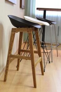 Барный стул SHT-ST29-C1/S65 (оливковый/дуб брашированный коричневый) в Новосибирске - предосмотр 5