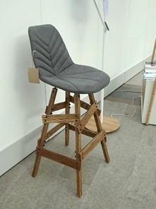 Барный стул SHT-ST29/S81 (коричневый ral 8014/брашированный коричневый) в Новосибирске - предосмотр 17