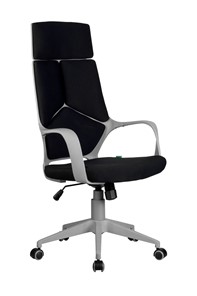 Кресло компьютерное Riva Chair 8989 (Черный/серый) в Новосибирске