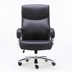 Офисное кресло Brabix Total HD-006 (экокожа, хром, черное) 531933 в Новосибирске