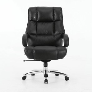 Компьютерное кресло Brabix Premium Bomer HD-007 (рециклированная кожа, хром, черное) 531939 в Новосибирске