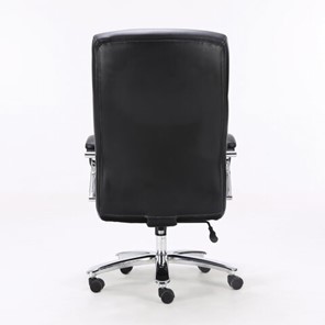 Офисное кресло Brabix Total HD-006 (экокожа, хром, черное) в Новосибирске - предосмотр 2
