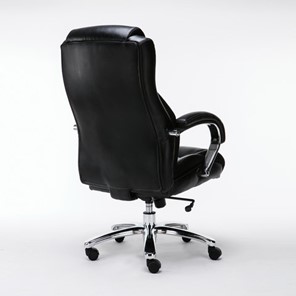 Офисное кресло Brabix Premium Status HD-003 (рециклированная кожа, хром, черное) в Новосибирске - предосмотр 2