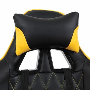 Офисное кресло Brabix GT Master GM-110 (две подушки, экокожа, черное/желтое) 531927 в Новосибирске - предосмотр 5