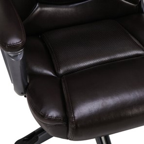 Офисное кресло Brabix Premium Favorite EX-577 (пружинный блок, рециклир. кожа, коричневое) 531936 в Новосибирске - предосмотр 7