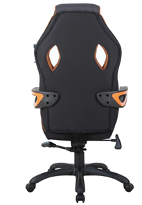 Кресло компьютерное Brabix Techno Pro GM-003 (ткань, черное/серое, вставки оранжевые) в Новосибирске - предосмотр 4