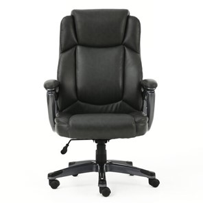 Офисное кресло Brabix Premium Favorite EX-577 (пружинный блок, рециклированная кожа, серое) 531935 в Новосибирске - предосмотр 2