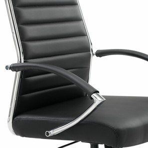 Офисное кресло Brabix Style EX-528 (экокожа, хром, черное) в Новосибирске - предосмотр 9