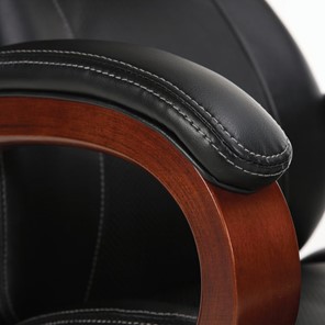 Офисное кресло Brabix Premium Magnum EX-701 (дерево, рециклированная кожа, черное) 531827 в Новосибирске - предосмотр 11
