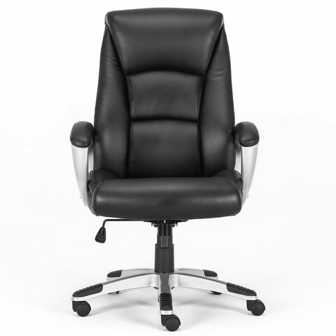 Офисное кресло Brabix Premium Grand EX-501 (рециклированная кожа, черное) 531950 в Новосибирске - изображение 4