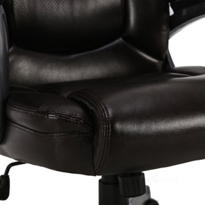 Офисное кресло Brabix Premium Favorite EX-577 (пружинный блок, рециклир. кожа, коричневое) 531936 в Новосибирске - предосмотр 8
