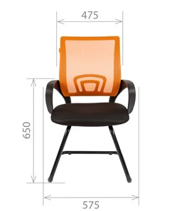 Кресло CHAIRMAN 696V, цвет оранжевый в Новосибирске - предосмотр 1