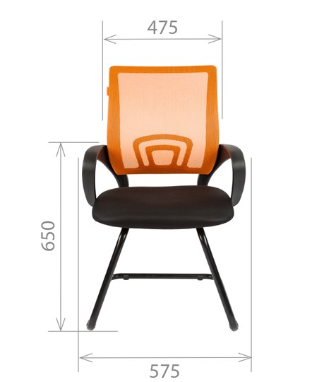 Кресло CHAIRMAN 696V, цвет оранжевый в Новосибирске - изображение 1