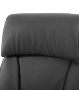 Офисное кресло из натуральной кожи BRABIX PREMIUM "Phaeton EX-502", хром, черное, 530882 в Новосибирске - предосмотр 5