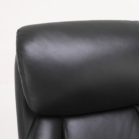 Кресло Brabix Premium Pride HD-100 (натуральная кожа, черное) в Новосибирске - изображение 4