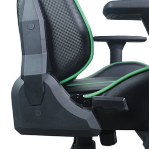 Офисное кресло Brabix GT Carbon GM-120 (две подушки, экокожа, черное/зеленое) в Новосибирске - предосмотр 11