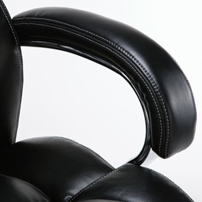 Офисное кресло Brabix Premium Status HD-003 (рециклированная кожа, хром, черное) в Новосибирске - предосмотр 8