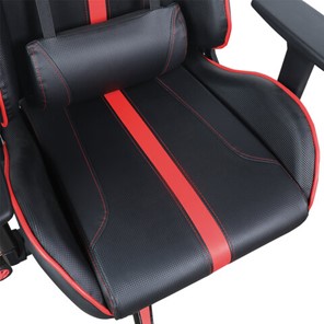 Кресло Brabix GT Carbon GM-120 (две подушки, экокожа, черное/красное) в Новосибирске - предосмотр 8