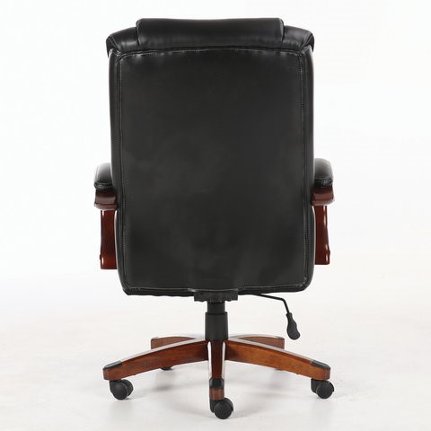 Офисное кресло Brabix Premium Magnum EX-701 (дерево, рециклированная кожа, черное) 531827 в Новосибирске - изображение 3