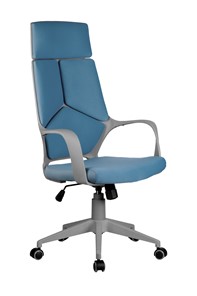 Офисное кресло Riva Chair 8989 (Синий/серый) в Новосибирске