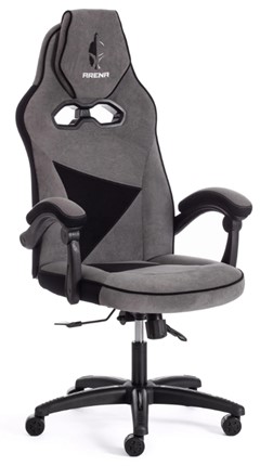 Кресло ARENA флок , серый/черный, 29/35 арт.14129 в Новосибирске - изображение