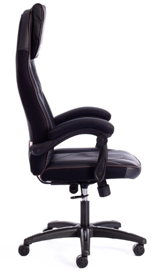 Кресло компьютерное ARENA кож/зам, черный/черный карбон, 36-6/карбон черный арт.13561 в Новосибирске - изображение 1