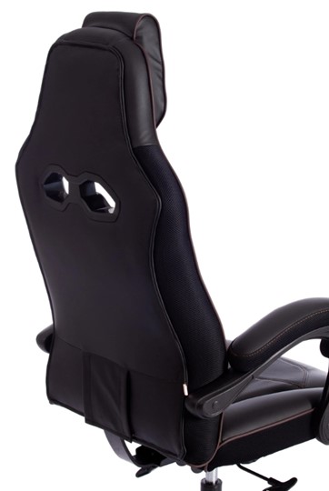 Кресло компьютерное ARENA кож/зам, черный/черный карбон, 36-6/карбон черный арт.13561 в Новосибирске - изображение 15