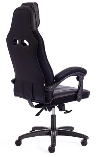 Кресло компьютерное ARENA кож/зам, черный/черный карбон, 36-6/карбон черный арт.13561 в Новосибирске - изображение 4