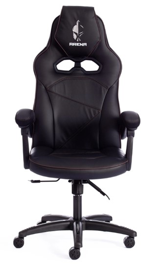 Кресло компьютерное ARENA кож/зам, черный/черный карбон, 36-6/карбон черный арт.13561 в Новосибирске - изображение 6