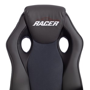 Кресло компьютерное RACER GT new кож/зам/ткань, металлик/серый, арт.13251 в Новосибирске - предосмотр 6