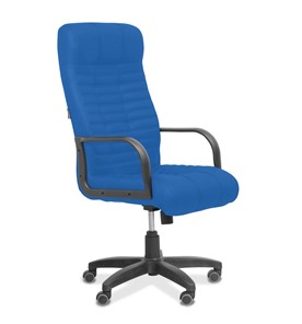Кресло для руководителя Атлант, ткань TW / синяя в Новосибирске