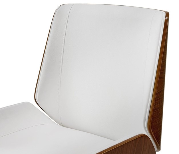 Кресло JY6264X-B белый/орех в Новосибирске - изображение 5