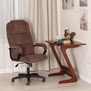 Офисное кресло BERGAMO (22) флок, коричневый, 6 арт.19360 в Новосибирске - предосмотр 15