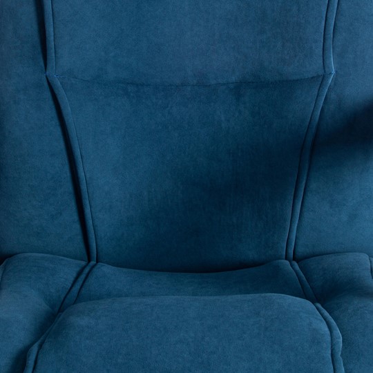 Офисное кресло BERGAMO (22) флок, синий, 32 арт.19363 в Новосибирске - изображение 7