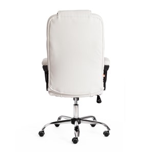 Офисное кресло BERGAMO Хром (22) кож/зам, белый, арт.19400 в Новосибирске - предосмотр 3