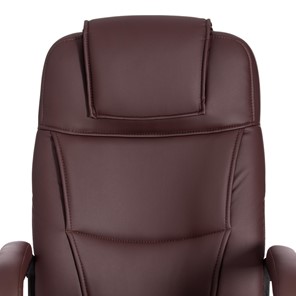 Офисное кресло BERGAMO Хром (22) кож/зам, коричневый, арт.19369 в Новосибирске - предосмотр 6