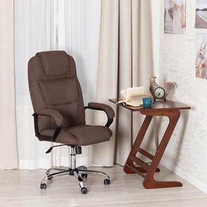 Офисное кресло BERGAMO Хром (22) ткань, коричневый, 3М7-147 арт.19398 в Новосибирске - предосмотр 17