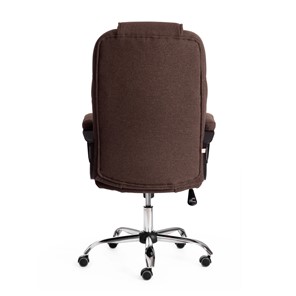 Офисное кресло BERGAMO Хром (22) ткань, коричневый, 3М7-147 арт.19398 в Новосибирске - предосмотр 3