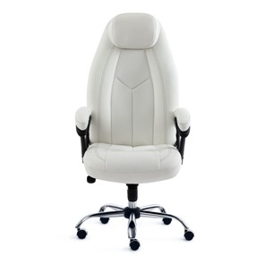 Офисное кресло BOSS Lux, кож/зам, белый, арт.15307 в Новосибирске - предосмотр 3
